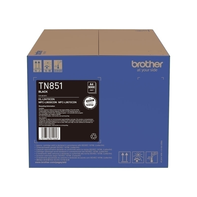 Brother TN-851BK Black Toner Cartridge