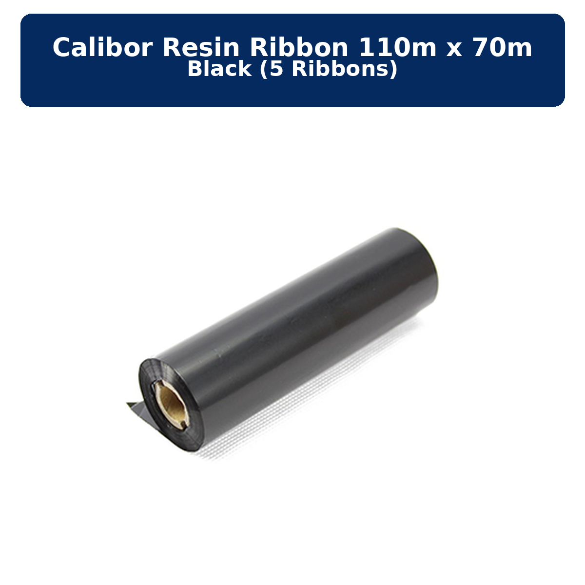 Calibor Black Resin Ribbon 110mx70M -