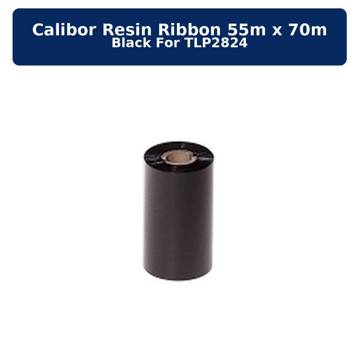 Calibor Resin Ribbon 55mx70M - Black for TLP2824