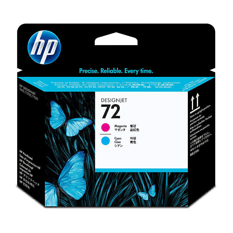 HP 72 Cyan & Magenta Printhead