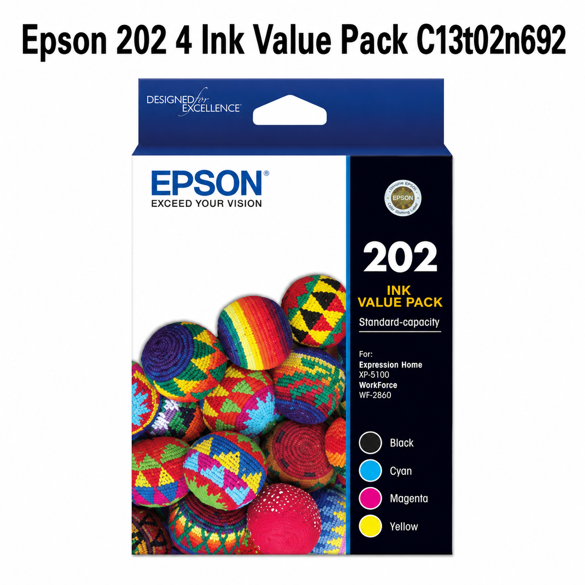 Epson 202 4 Ink Value Pack C13T02N692