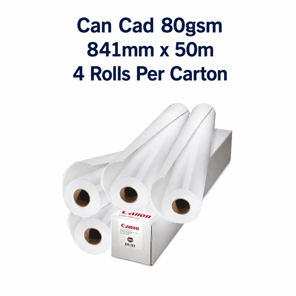 Can CAD 80gsm 841mmx 50m 4 rolls per carton