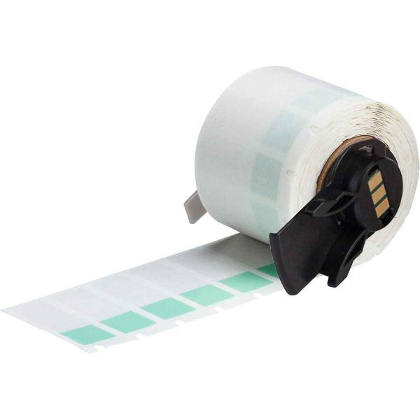 Self-Laminating Vinyl Wrap Around Wire and Cable Green Labels for M6 & M7 Printers - 38.10 mm (H) x 12.70 mm (W) Green