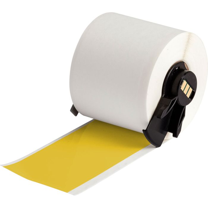 All Weather Permanent Adhesive Vinyl Label Tape 50.80 mm (W) x 15.24 m (L), Yellow