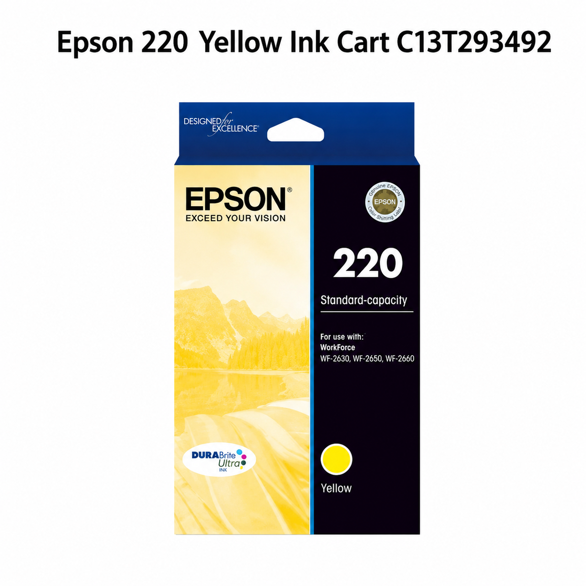 Epson 220 Yellow Ink Cart C13T293492