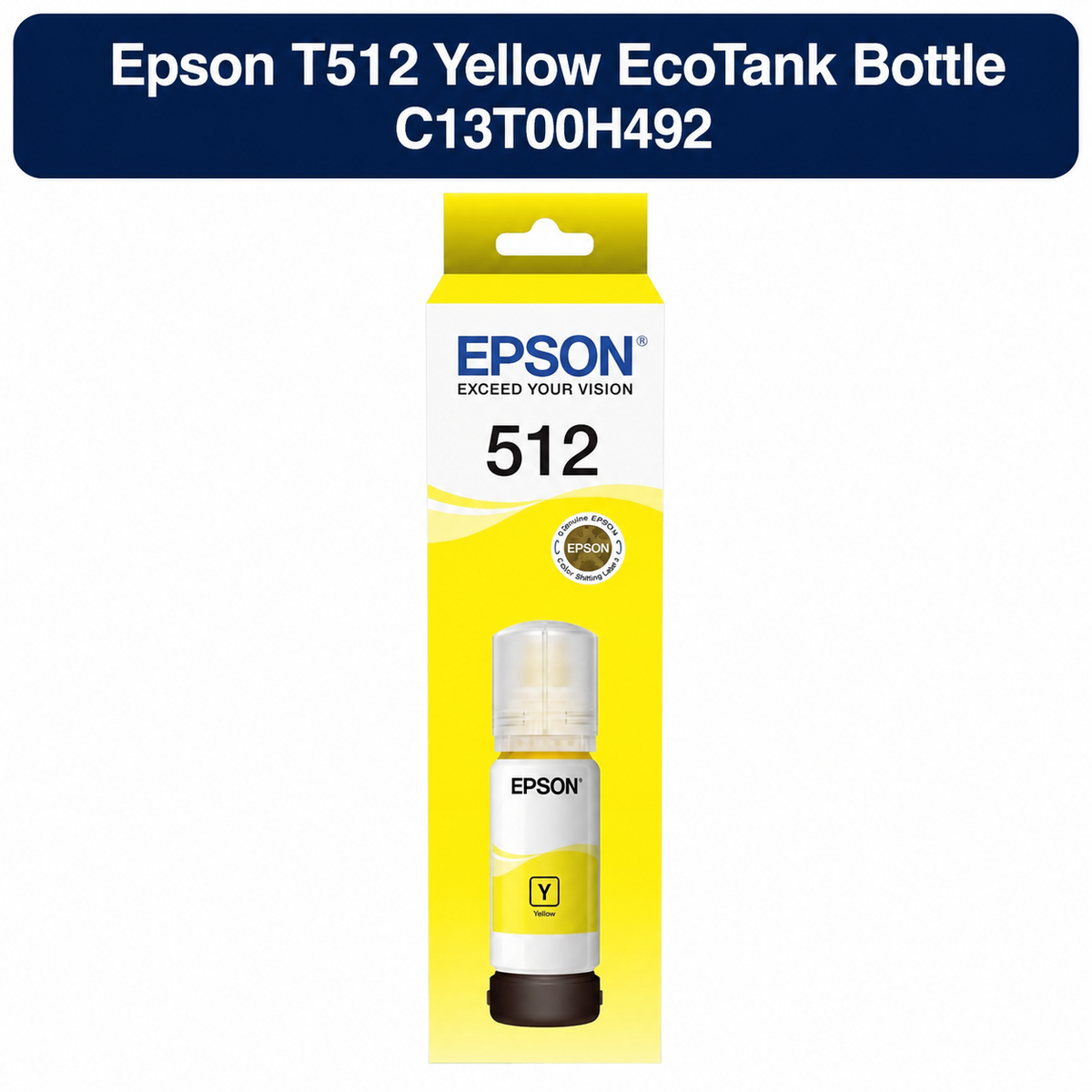 Epson T512 Yell EcoTank Bottle C13T00H492