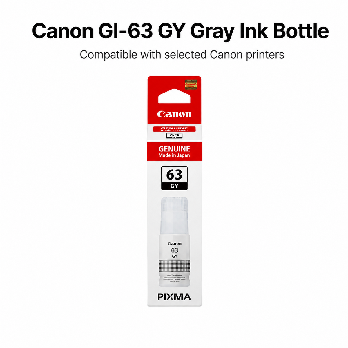 Canon GI63 Red Ink Bottle