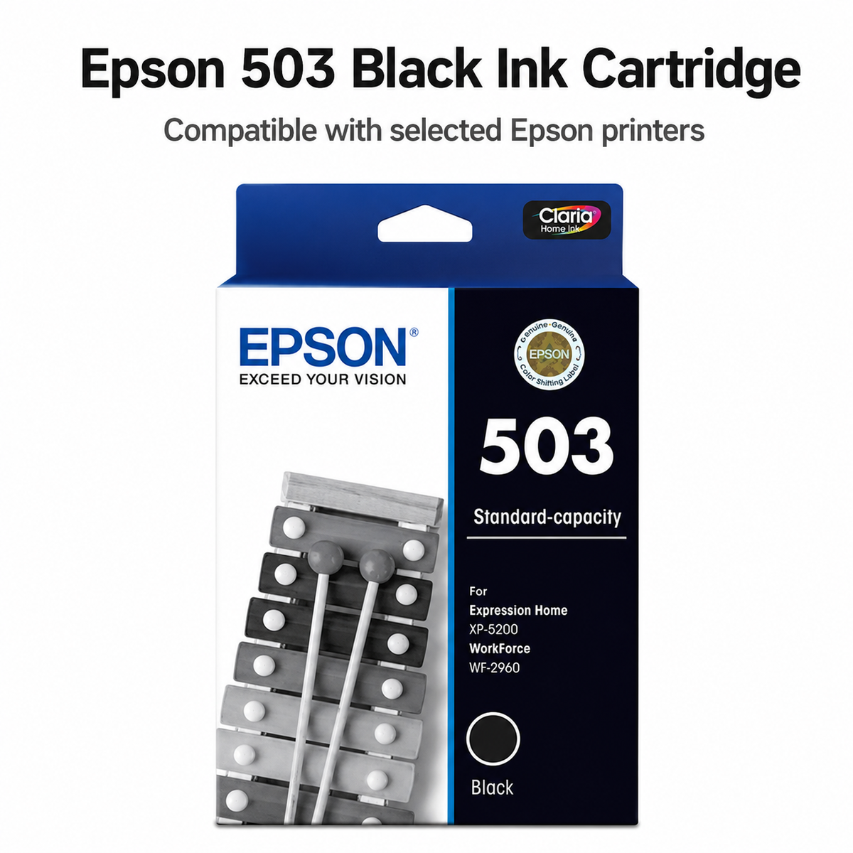 Epson 503 Black Ink Cart C13T09Q192