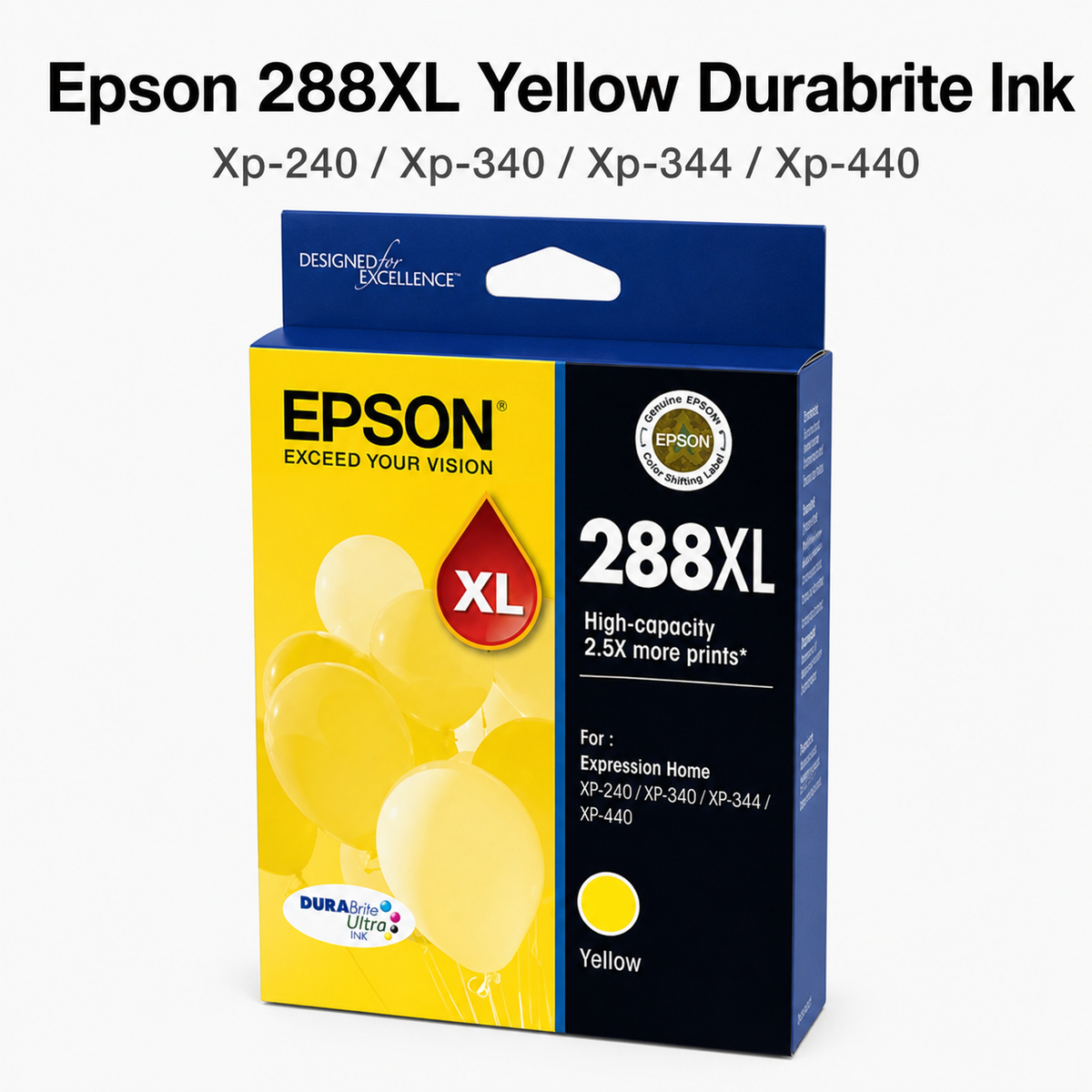 EPSON 288XL YELLOW DURABRITE INK XP-240 / XP-340 / XP-344 / XP-440