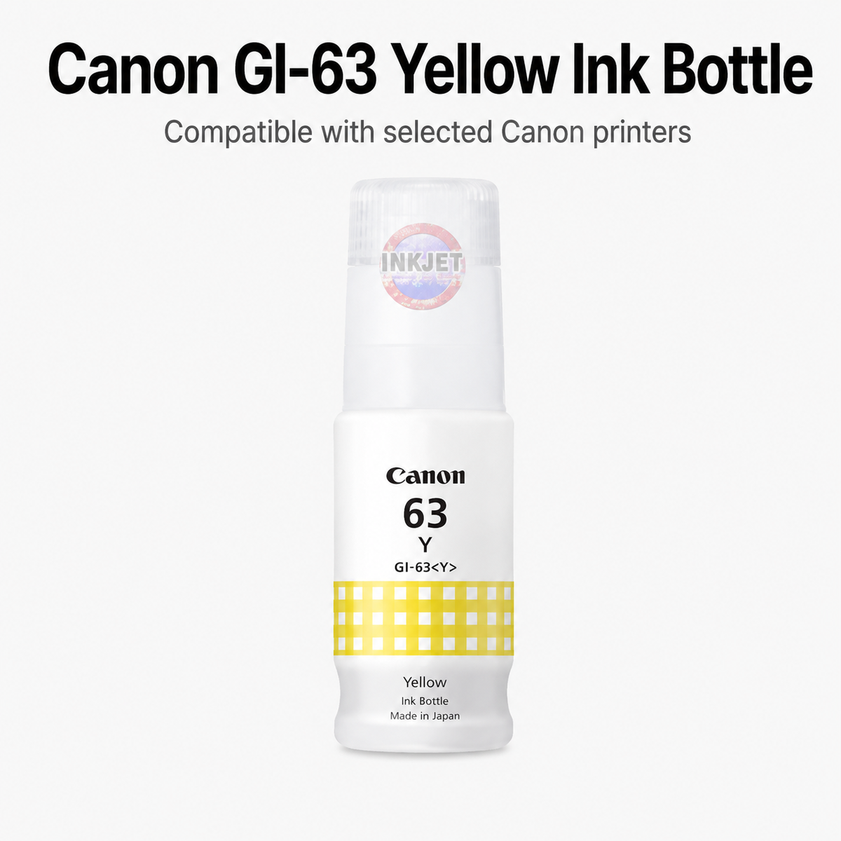 Canon GI63 Yellow Ink Bottle