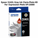 EPSON 314XL GRAY INK CLARIA PHOTO HD FOR EXPRESSION PHOTO XP-15000