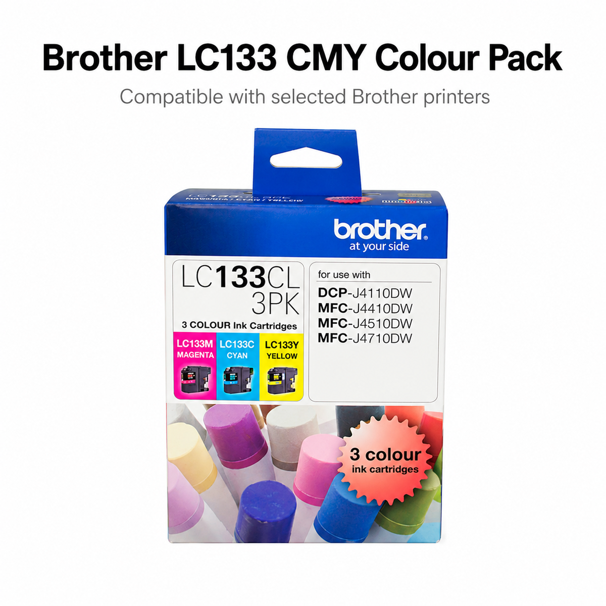 Brother LC133 CMY Colour Pack
