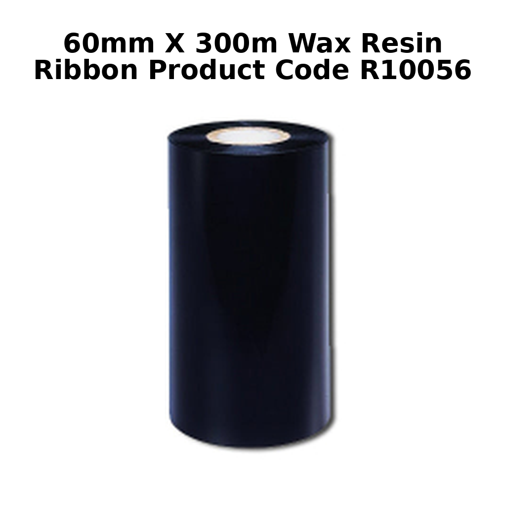 60mm x 300M Wax Resin Ribbon Product Code R10056