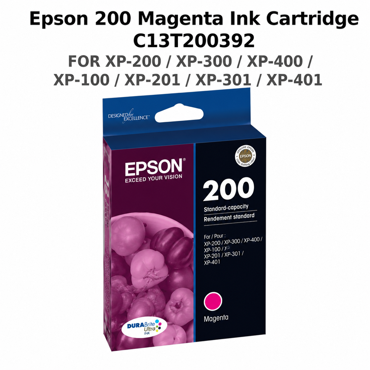 Epson 200 Magenta Ink Cart C13T200392