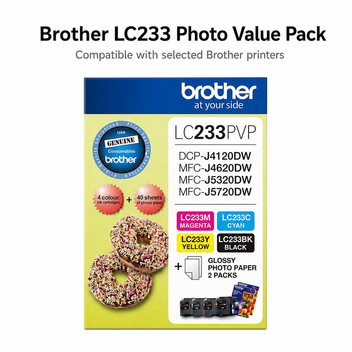 Brother LC233 Photo Value Pack