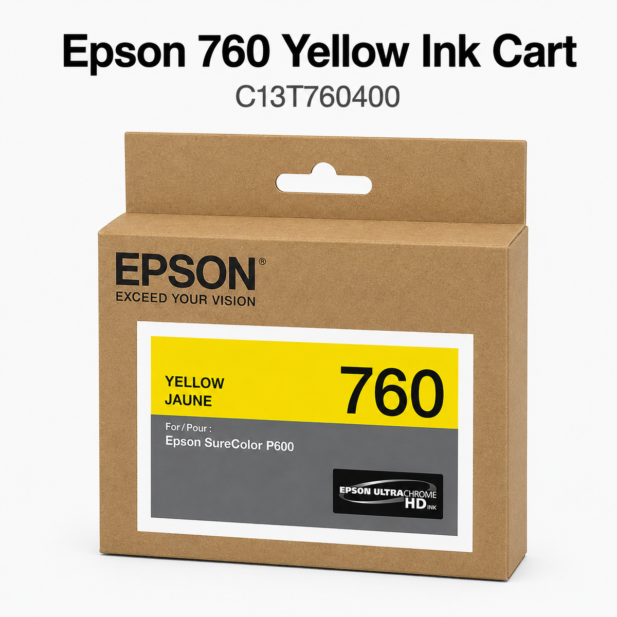Epson 760 Yellow Ink Cart C13T760400