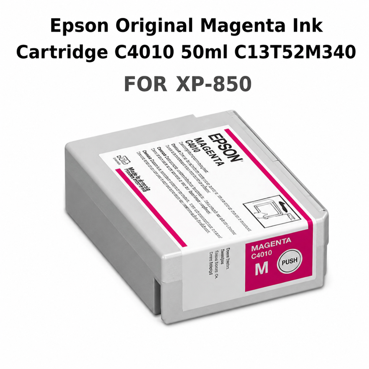 Epson Original Magenta Ink Cartridge C4010 50ml C13T52M340