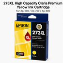 273XL HIGH CAPACITY CLARIA PREMIUM YELLOW INK CARTRIDGE FOR XP-600