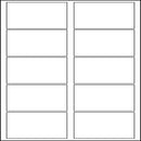 A4 Laser Labels 10 Per Page (100 Sheets)