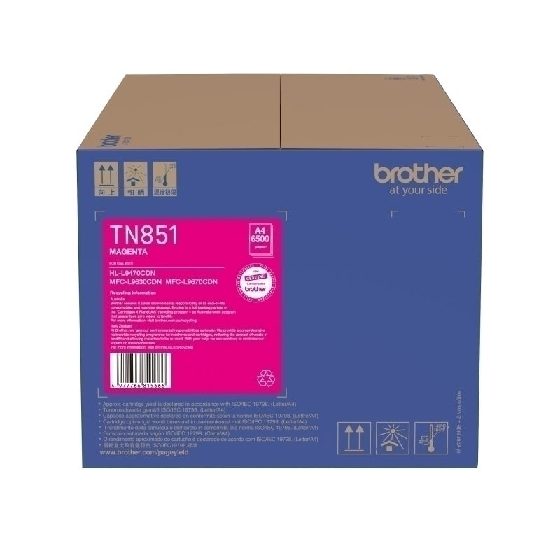 Brother TN-851M Magenta Toner Cartridge