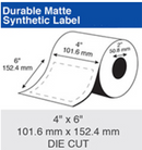 Epson Inkjet Label Roll 101.6mm x 152.4mm x 50mm TM-C3500/C4010 (4 Rolls of 200) Synthetic