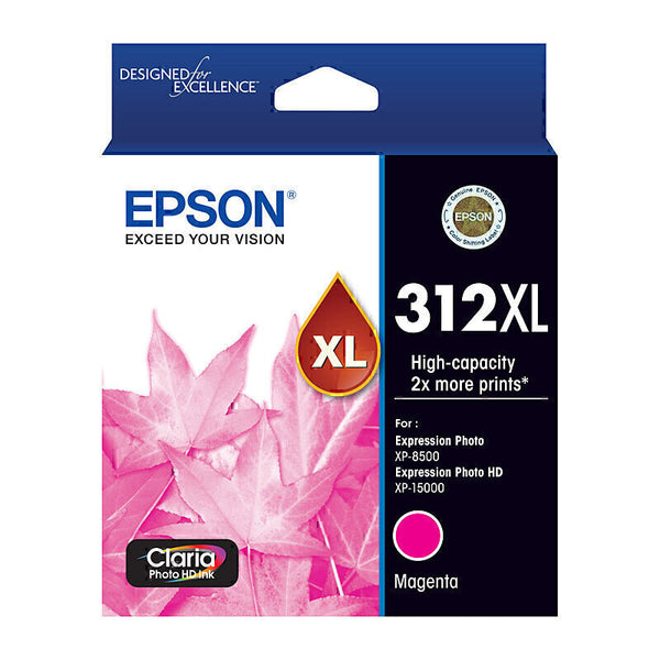 EPSON 312XL MAGENTA INK CLARIA PHOTO HD XP-8500 / XP-15000