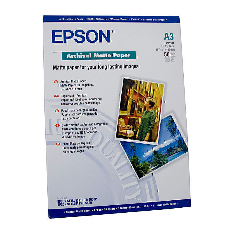 ARCHIVAL MATTE PAPER A3 QUANTITY 50 SHEETS