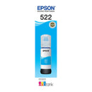 Epson T522 Cyan EcoTank Bottle C13T00M292