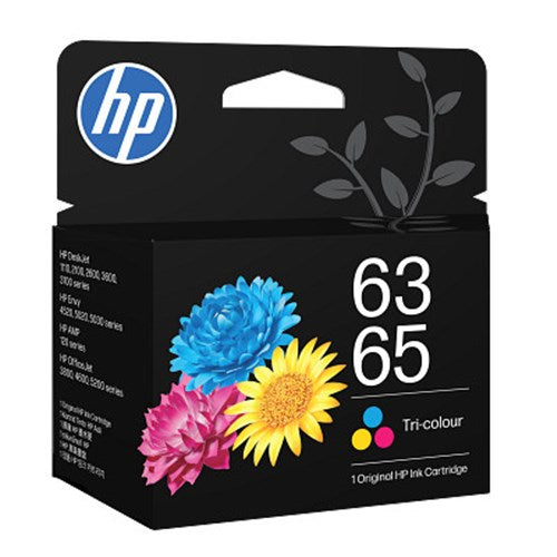 HP 63/65 Genuine Tri-Colour Ink Cartridge – B7RT2AA