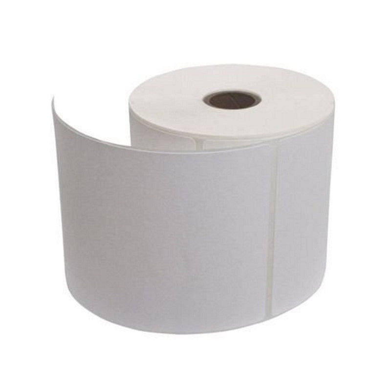 102mm x 150mm , 1000 LPR  White Thermal Transfer Perforated Permanent Labels 76mm core