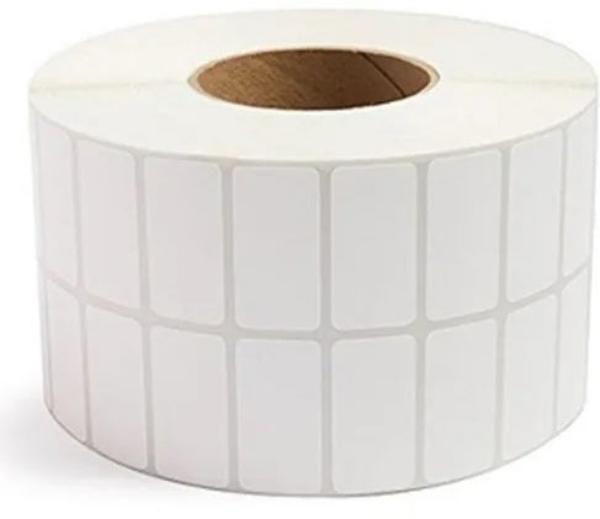 50mm x 25mm x 76mm core, 2 across, - White Thermal Transfer Labels, Permanent Adhesive, 5000 LPR 76mm core,