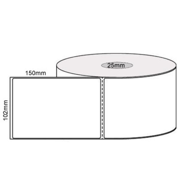 100mm x 150mm Direct Thermal Shipping Labels (102mm x 150mm) – 8 Rolls | Best Value Box