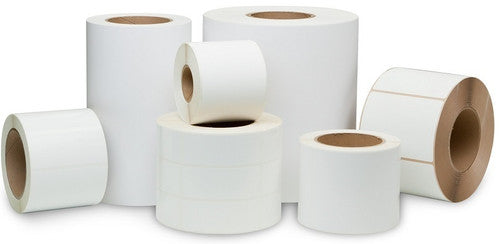 White Direct Thermal Removable Label 102mm x 73mm 25mm core