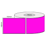 102mm x 150mm - Fluro Pink Thermal Transfer Perforated Labels, Permanent Adhesive, 76mm core, (1000 LPR) Compatible Product