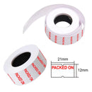 MX-5500 EOS Packed On Labels 21 x 12mm – 10 Rolls
