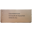 ECO PAPER THERMAL 80X80 50 ROLLS in a BOX