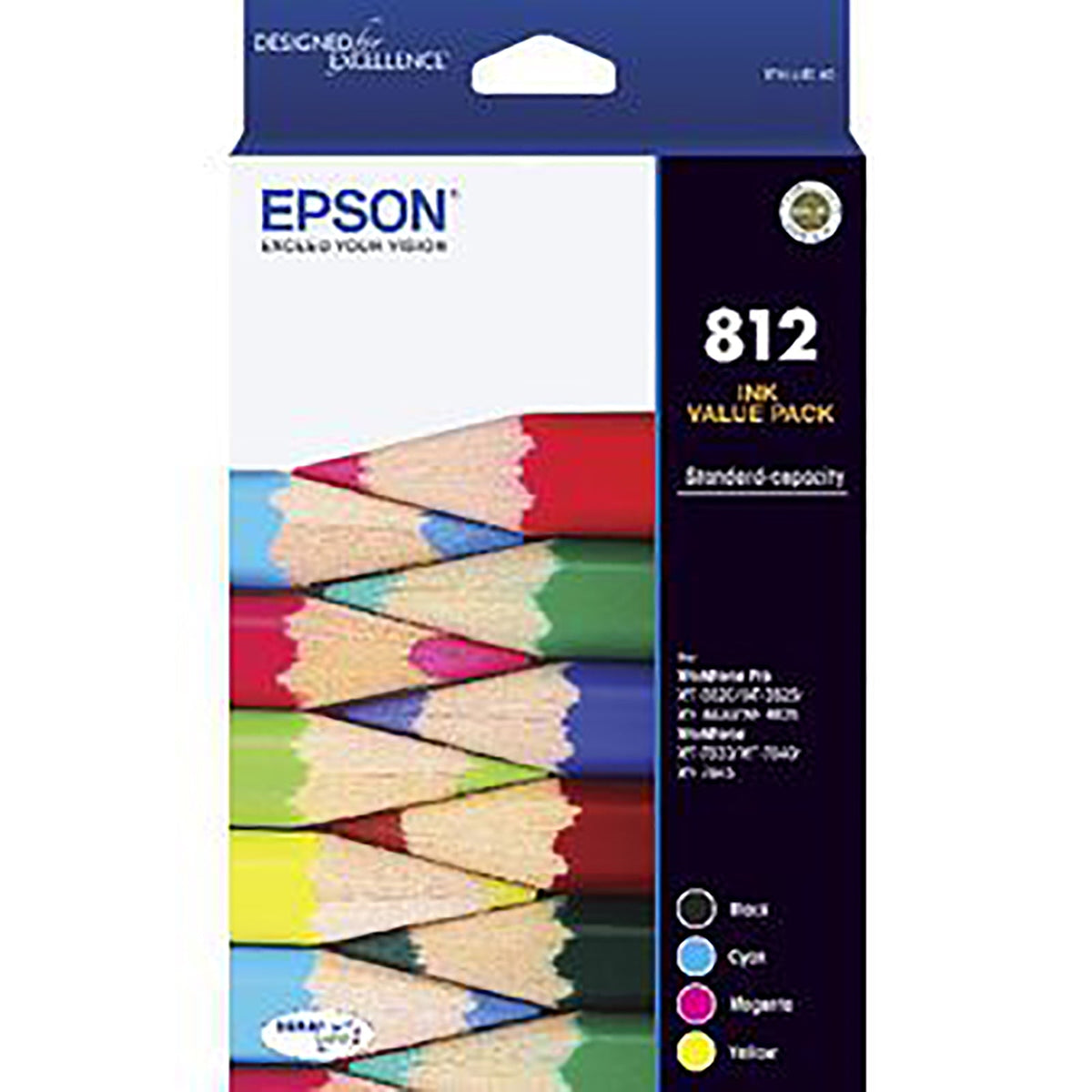 Epson 812 4 Ink Value Pack C13T05D692