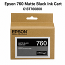 Epson 760 Matte Black Ink Cart C13T760800