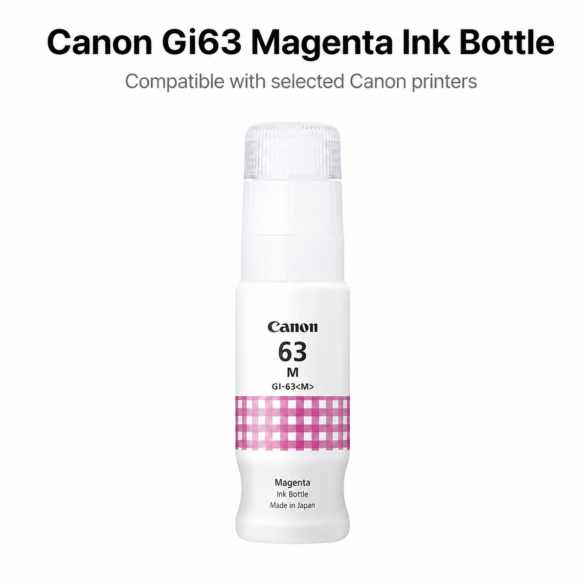 Canon GI63 Magenta Ink Bottle