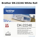 Brother DK-22246 White Roll