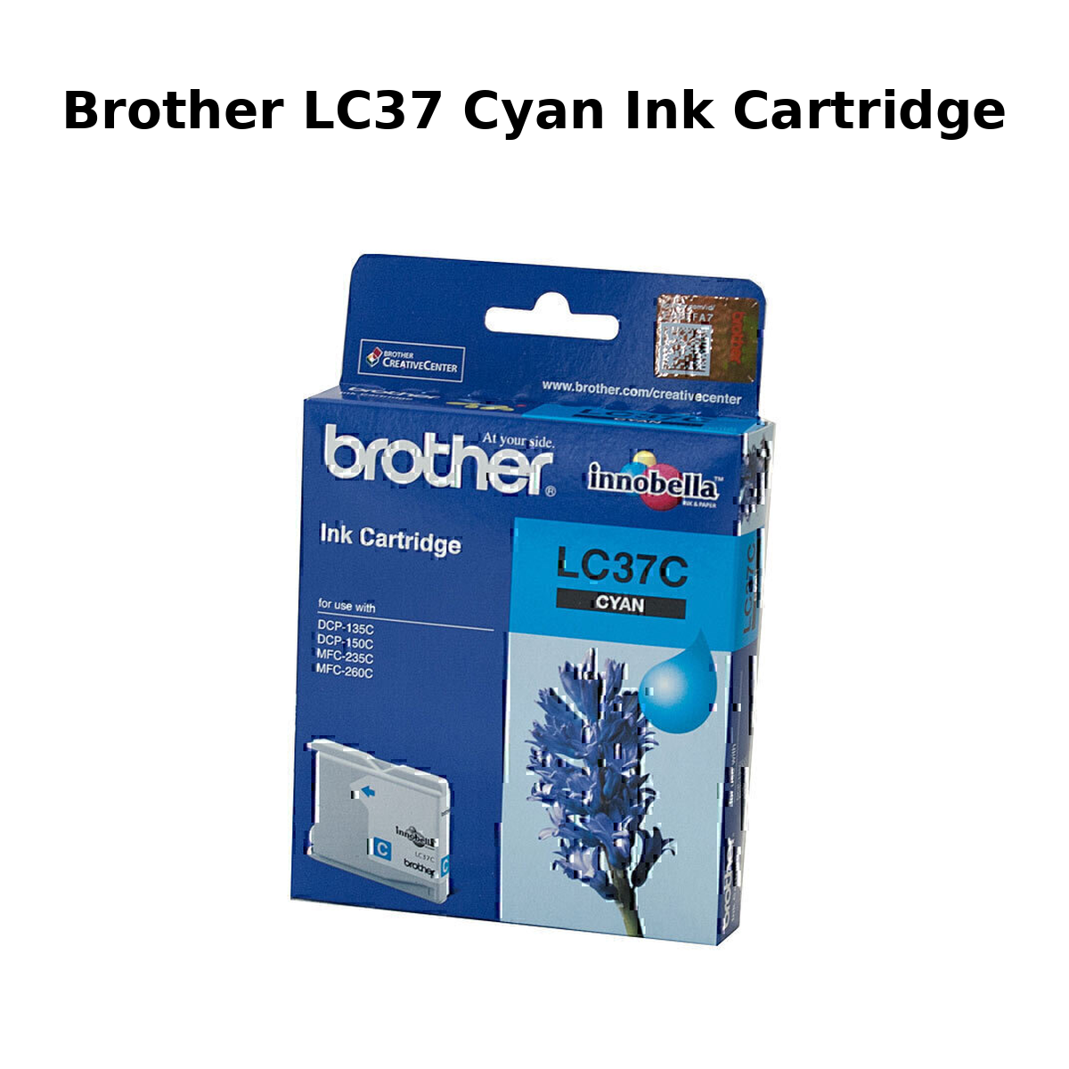 Brother LC37 Cyan Ink Cartridge