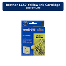 Brother LC57 Yellow Ink Cartridge (End Of Life)