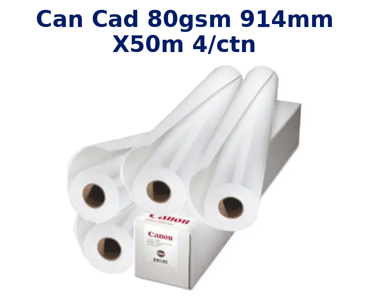 Labels Now Can CAD 80gsm 914mm x50m 4/ctn