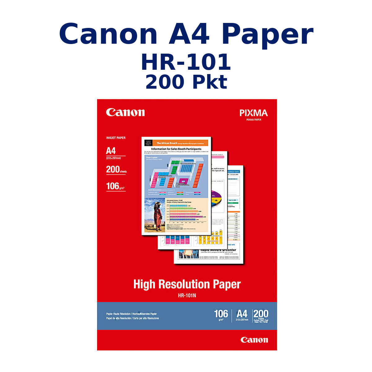 Canon A4 Paper HR-101 200 Pkt