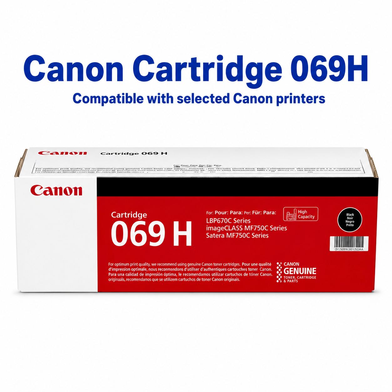 Canon CART069 Black HY Toner