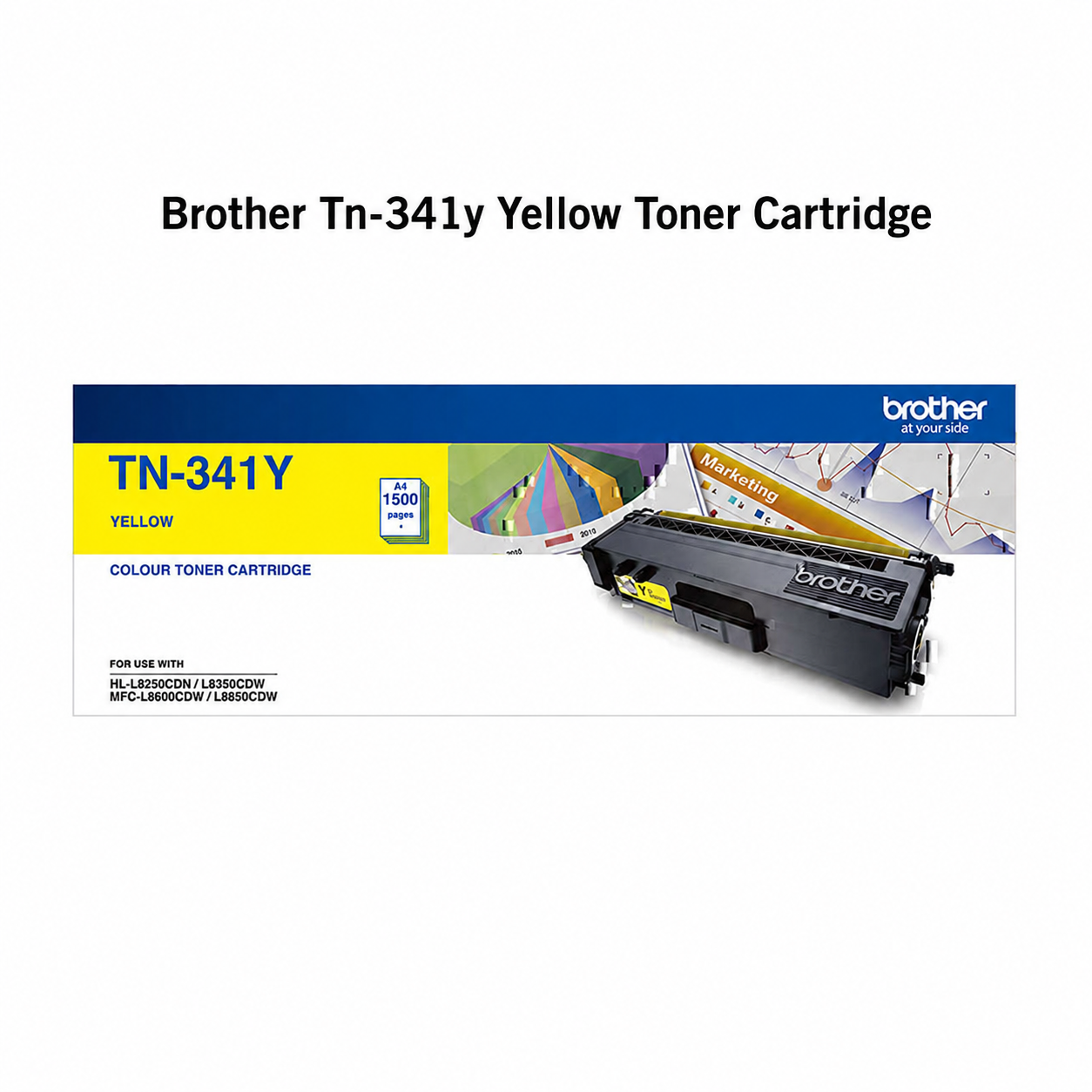 Brother TN-341Y Yellow Toner Cartridge