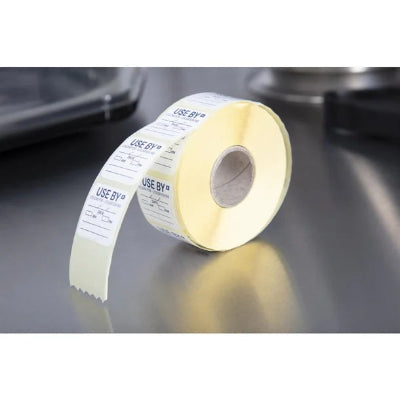 Hygiplas Removable Use By Food Prep Labels 25mm (1000 per Roll)