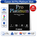 Canon A4 Pro Platinum 20sh