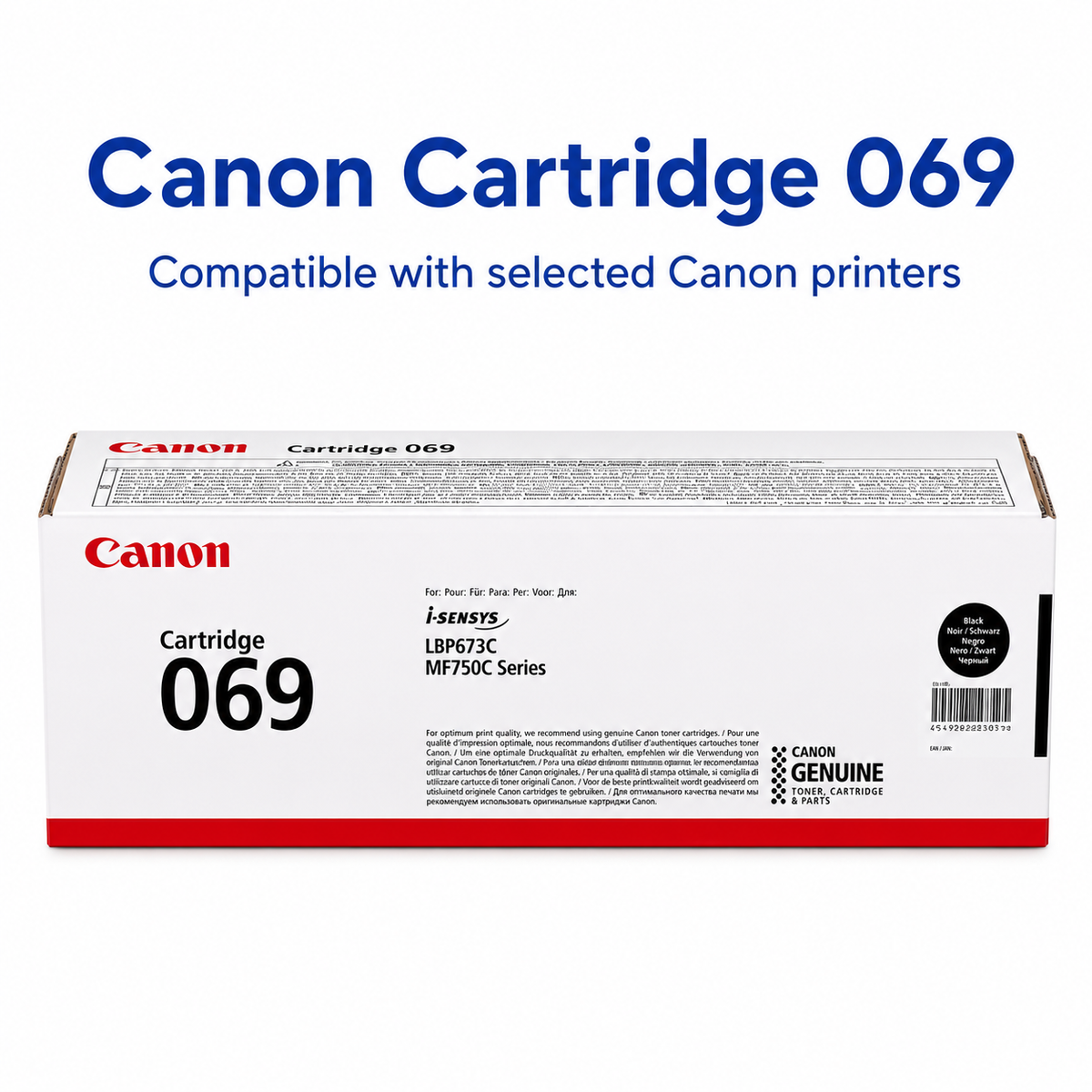 Canon CART069 Black Toner
