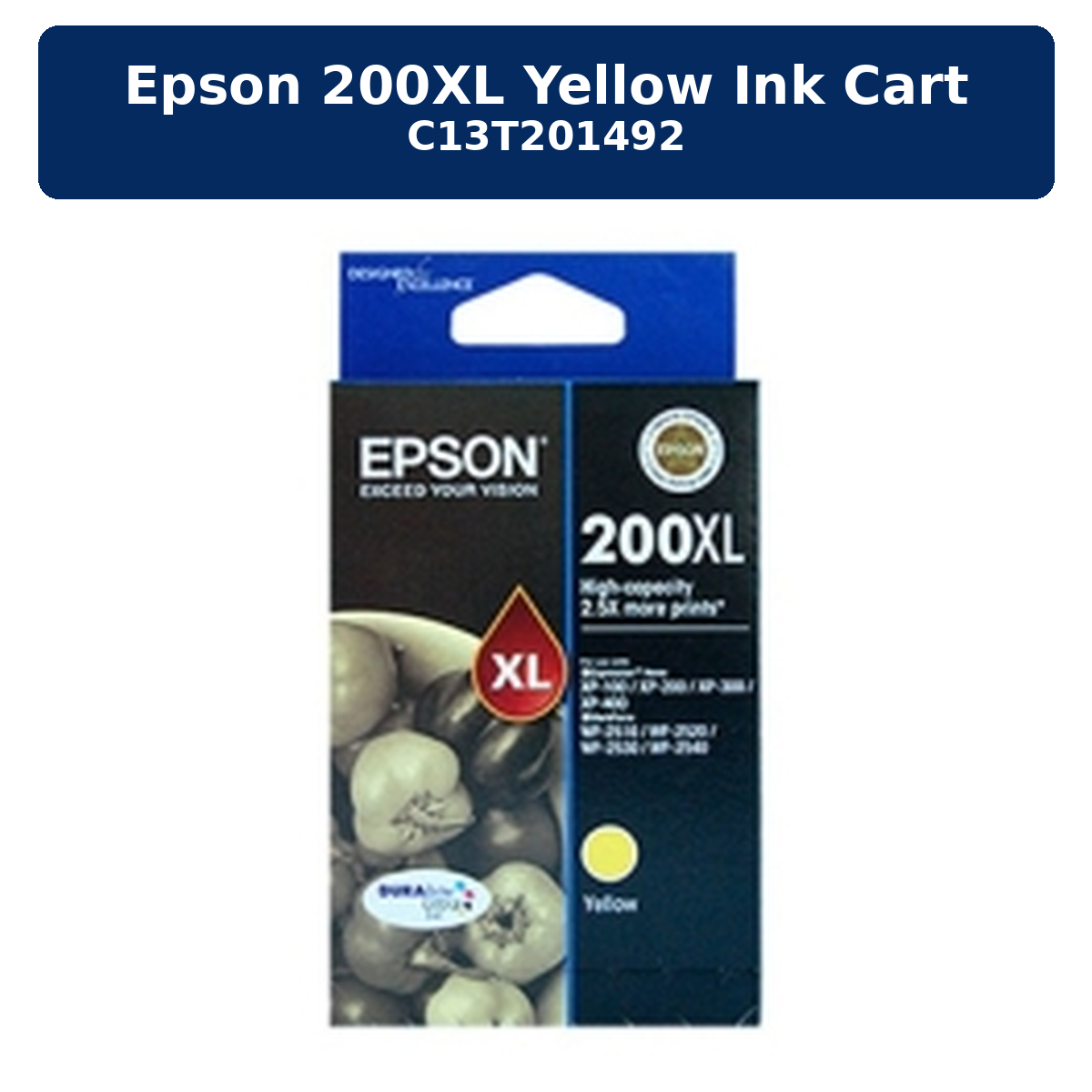 Epson 200XL Yellow Ink Cart C13T201492